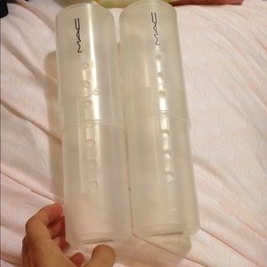 Two mac adjustable brush canisters small